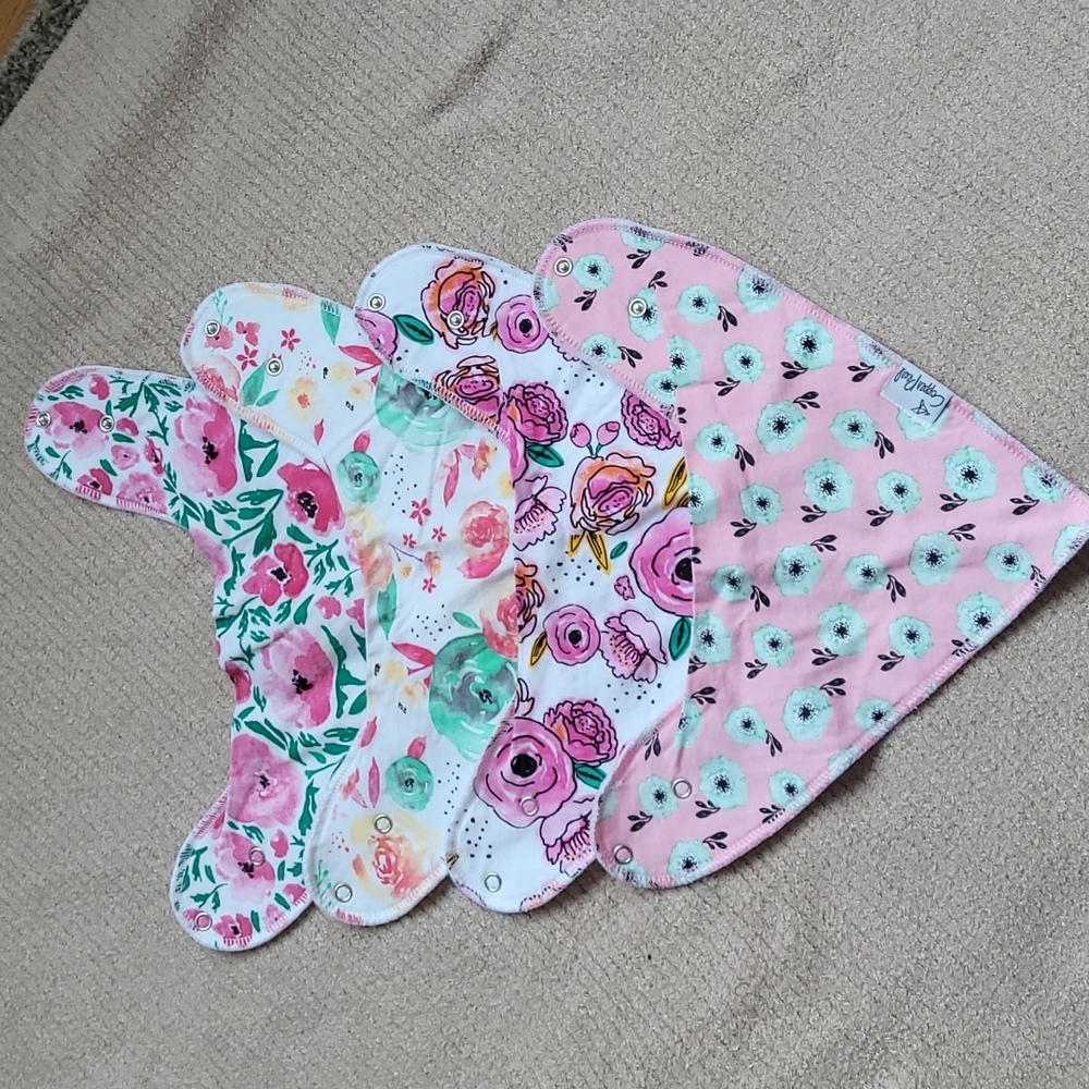 Copper Pearl 4pk Bandana Drool Bibs